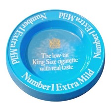 Embassy Number 1 Ashtray Blue