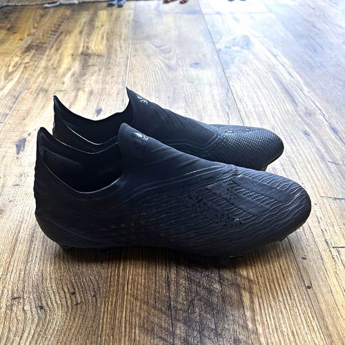 Adidas black laceless - 18,