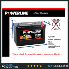 Battery fits HYUNDAI SANTA FE