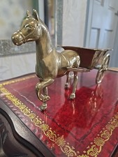 Solid Brass Horse And Cart
