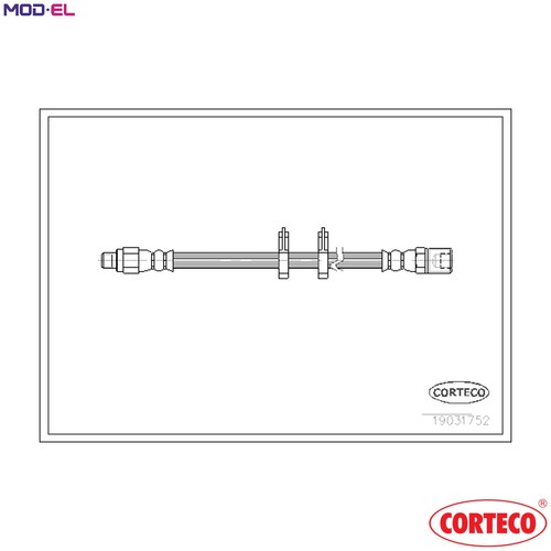 Brake hose 19031752 for iveco - hose,