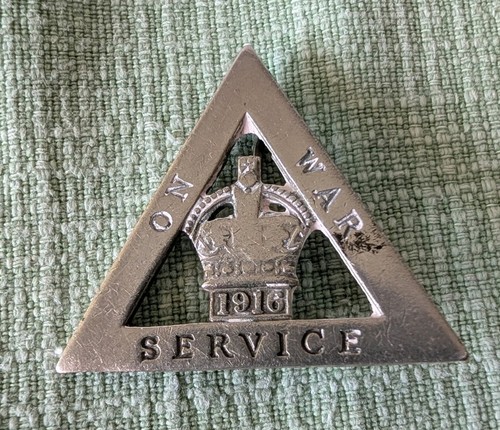 War service 1916 - war, badge,