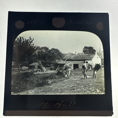 Antique magic lantern slide - magic,