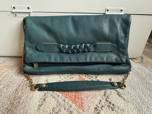 Shanghai tang teal - teal, leather