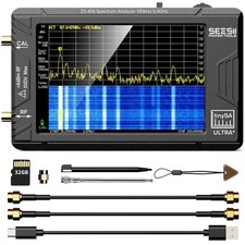 TinySA Ultra Spectrum Analyzer 4" 100kHz to 5.4GHz Tiny Frequency Analyzer 32GB