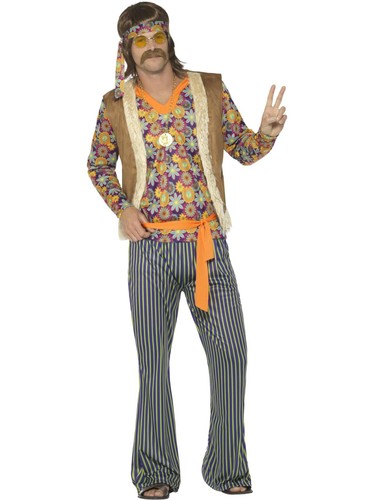60s singer costume - mens, hippie