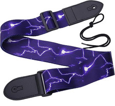 🎸 Blue Lightning Guitar