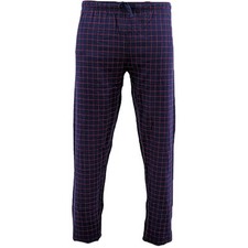 Mens Pyjama Bottoms Cotton Woven Check Stripe Loungewear Soft Sleepwear Pyjamas