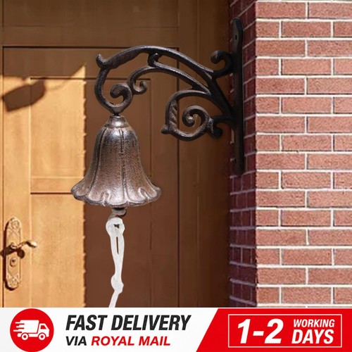 Shaking cast iron door bell - cast,