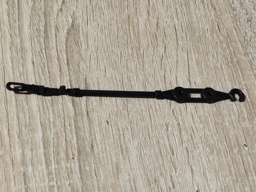 Playmobil black tie rod hook - black,