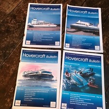 4 Hovercraft news letters Bulletin magazines 12” booklet A4 thick pictures ACVs