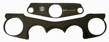 Carbon Effect 3D Resin Domed Top Yoke Trim For Suzuki Bandit GSF1200 K1-K5 01-05