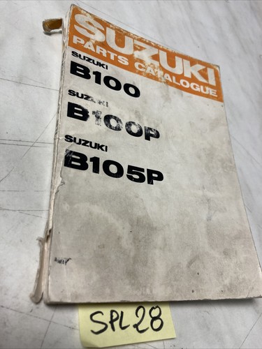 Suzuki b100 b100p - suzuki,