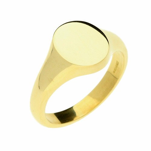 18ct yellow gold - 18ct, oval