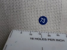Cream Aida cross stitch embroidery fabric 16hpi 28 x 23cm    remnant/offcut
