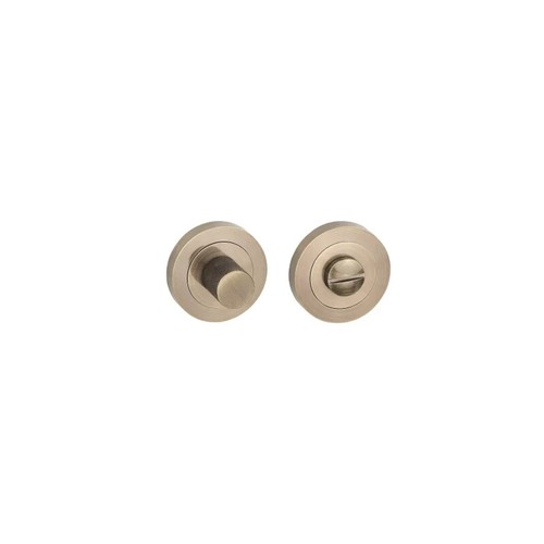 Knurled thumbturn round - thumbturn, on