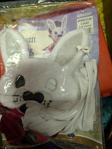 Childs white rabbit costume - childs,
