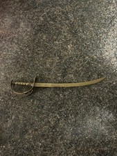 Vintage Brass Sword Letter