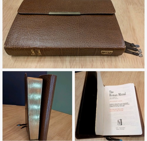 Vintage roman missal with - vintage,
