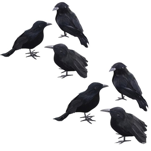 Halloween 6pcs black lifesize - halloween,