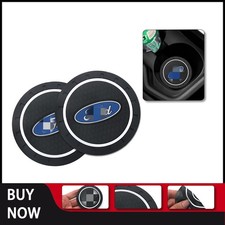 2pcs Cup Holder Coaster Mats 7CM Anti-Slip Pads Car Accessories for ford