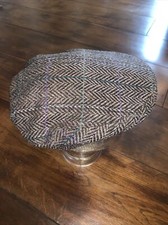 Brooks Brothers Green Tweed Flat Cap/ Hat RRP £95 Small BRAND NEW 100% Wool