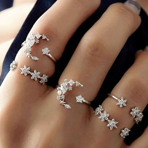 Boho rings silver vintage - rings,