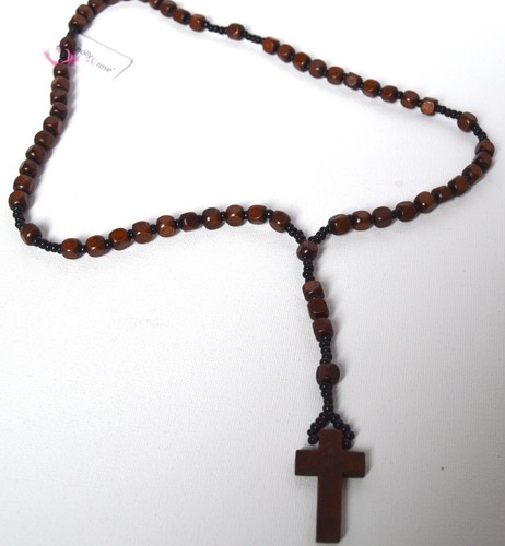 New dark brown wooden - new, 36"