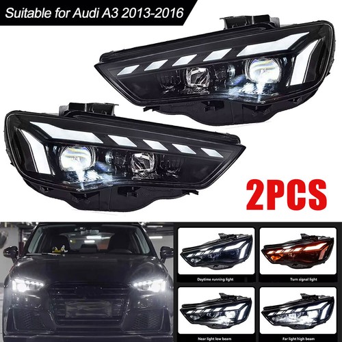 Led headlight assembly with - led,