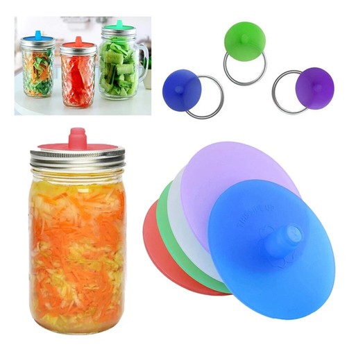5pcs silicone fermenting lids - silicone,