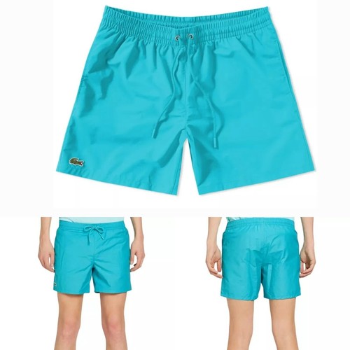 Lacoste mens turquoise swim - lacoste,