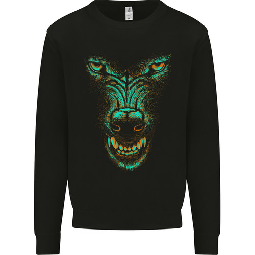 Scary wolf face werewolf - scary,