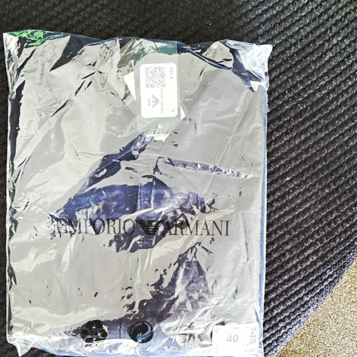 Emporio armani black satin - armani,