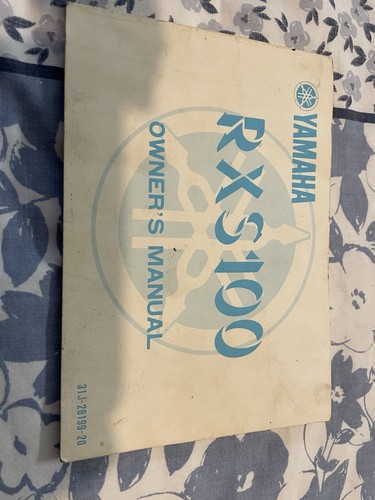 Yamaha rxs100 owners manual - owners,