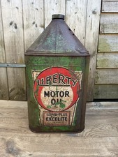 Vintage Liberty Motor Oil Can