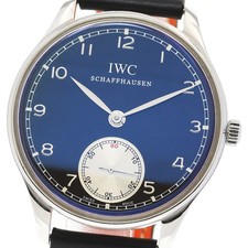 IWC SCHAFFHAUSEN Portugese IW545404 black Dial Hand Winding Men's Watch_845663