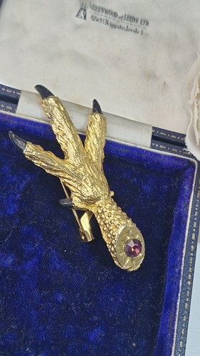 Vintage gold plated grouse