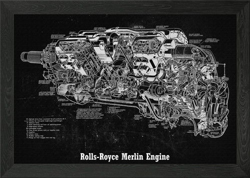 Rollsroyce merlin engine - merlin,
