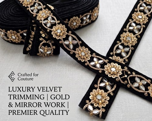 1yard embroidered border - embroidered,