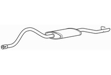 Rear Exhaust Silencer Back Box