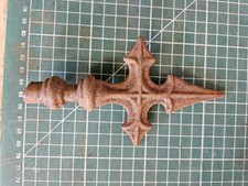 7 X weldable wrought iron Rail Heads Finials  for Gates / Fencing projects 