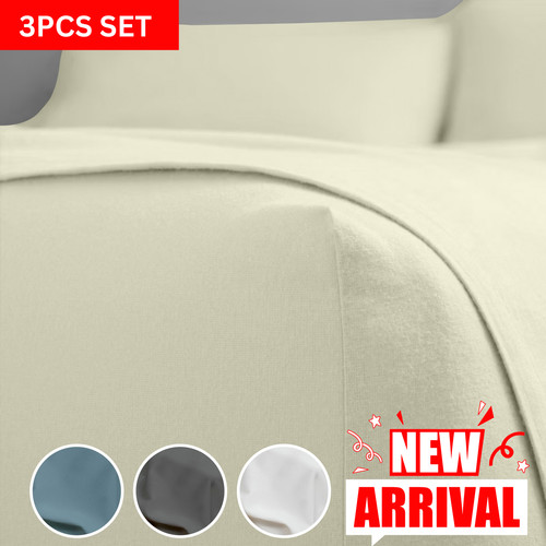 3pcs 100 brushed cotton - 3pcs,