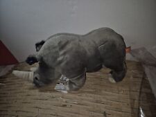 PLUSH WILD REPUBLIC RHINO CUDDLY SOFT TOY TEDDY PRE OWNED VGC