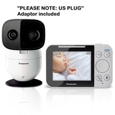Panasonic Baby Monitor with Camera and Audio, 3.5” Color Video Baby Monitor