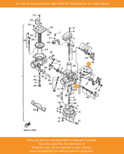 YAMAHA Pipe, 1JK-14197-00 OEM