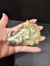 Vintage Metal Wild Boar's Head