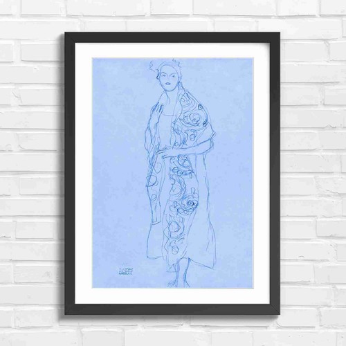 Art nouveau fashion sketch - nouveau,