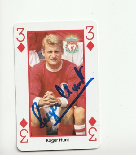 Roger hunt hand signed - hunt,