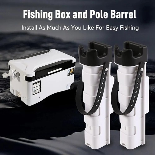 Fishing rod holder - holder, cooler