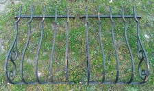 Pair of Wrought Iron Window